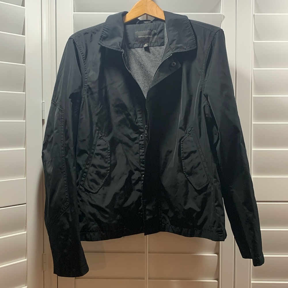 Banana Republic Men’s Medium Nylon Zip Jacket